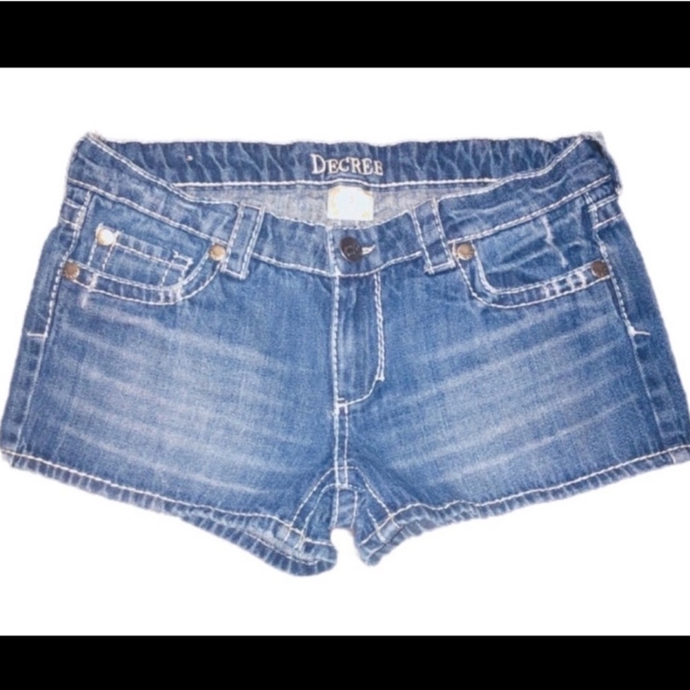 DECREE Medium Blue Denim Shorts Size 5